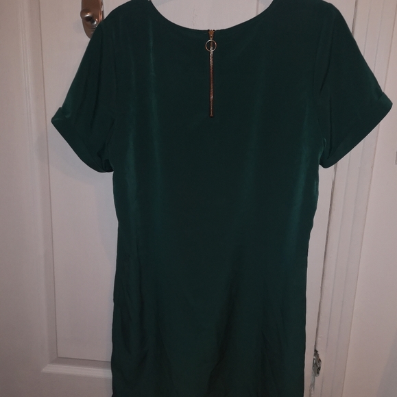 Long blouse dress with front pocket - Picture 2 of 6